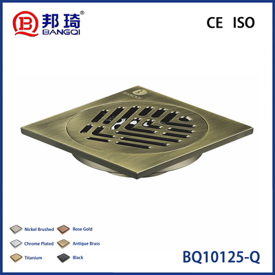 좋은 가격 BQ10125-Q 황동 바닥 배수구 온라인으로